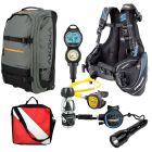 Cressi Travelight Scuba Gear Travel Package