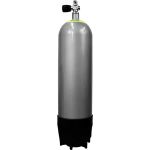Blue Steel Faber FX Series HP Steel Scuba Tank Silver 