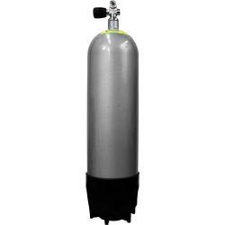 Blue Steel Faber FX Series HP Steel Scuba Tank Silver 