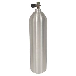 Cyl-Tec Aluminum 80 Scuba Tank Brushed 