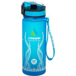 Cressi H2O Frosted Bottle 600 ml Blue Octopus 