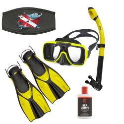 Edge Adult Mask Fin Snorkeling 