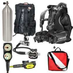Cressi Advanced Diver Scuba Gear Package with Tank 