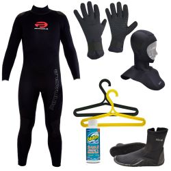 Pinnacle Cruiser 5mm Male Wetsuit Package 