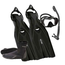 SEAC F1 Mask Fin Snorkel Package 