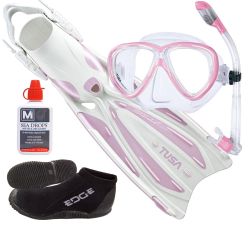 Tusa Mask Snorkel & Fin Package 