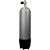 Blue Steel Faber FX Series HP Steel Scuba Tank Silver 