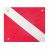 Trident Nylon Dive Flag Stiffener 14x16 