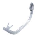 Cressi Mini Dry Junior Snorkel Clear/Silver 
