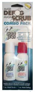500PSI 1oz Mask Defog and Mask Scrub Combo Pack 