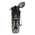 Cressi H2O Frosted Bottle 1L Black Octopus 