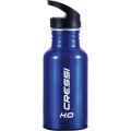 Cressi H2O Aluminum Bottle 500 ml Blue 