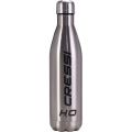 Cressi H2O Double Wall Bottle 750 ml Silver 