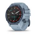 Descent Mk2S Mineral Blue with Sea Foam Silicone Band 