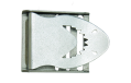 Matte SS Weight Belt Buckle Shark 