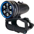 Sola Dive 1200 Spot/Flood LED Light Black/Blue 