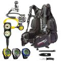 Cressi Scorpion Scuba Gear Package with Dive Computer 