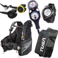 Tusa Soverin Balanced Pro Scuba Gear Package 