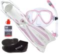 Tusa Mask Snorkel & Fin Package 